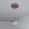 Ekena Millwork Cole PVC Medallion (Canopies up to 4 1/2"), 16"OD x 3 1/2"ID x 1"P, Metallic Champagne Pink CMP16COFCP - alternate 10